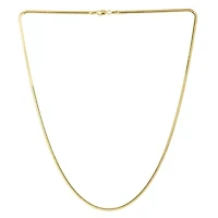 14K 18' Oval Snake Chain with lobster clasp
