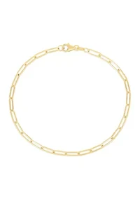 14K Paperclip Chain