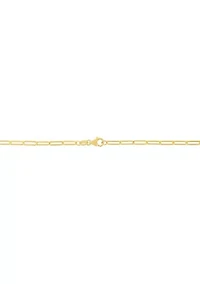 14K Paperclip Chain