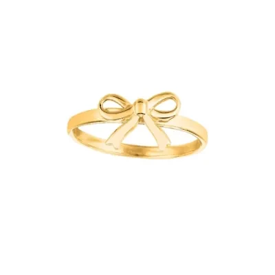 14K Bowtie Ring Size 7