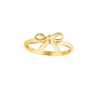 14K Bowtie Ring Size 7