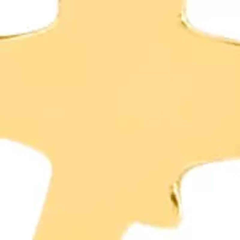 14KT Airplane Bracelet Spring Ring Clasp