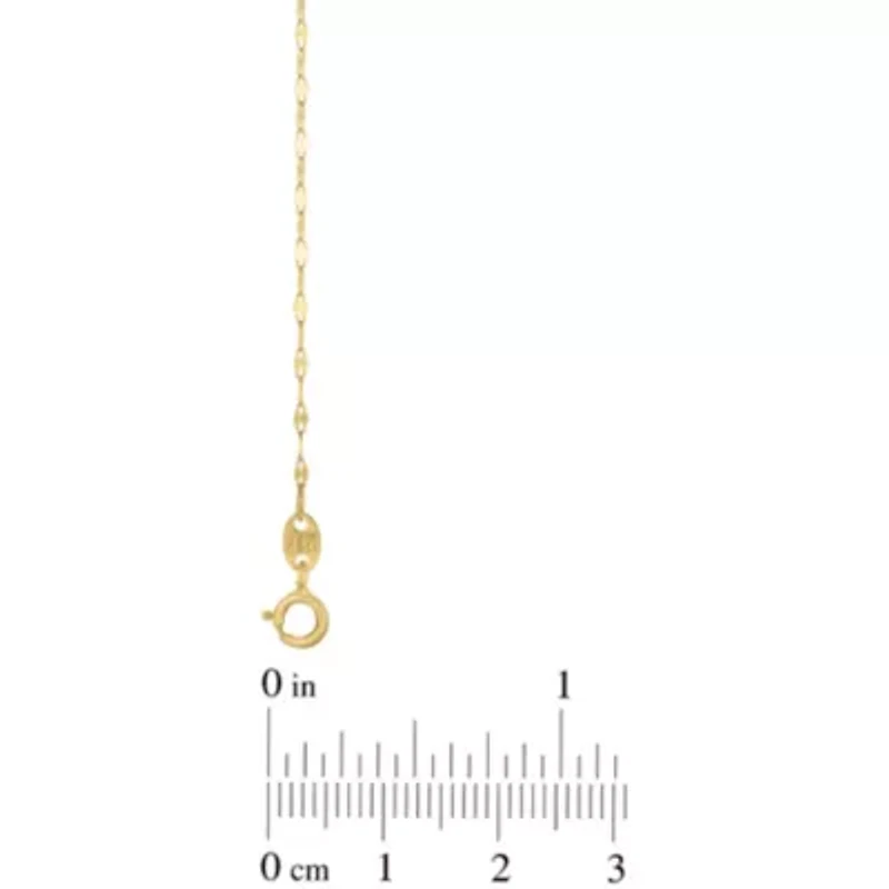 14K 7' Tree Of Life Bracelet with spring clasp