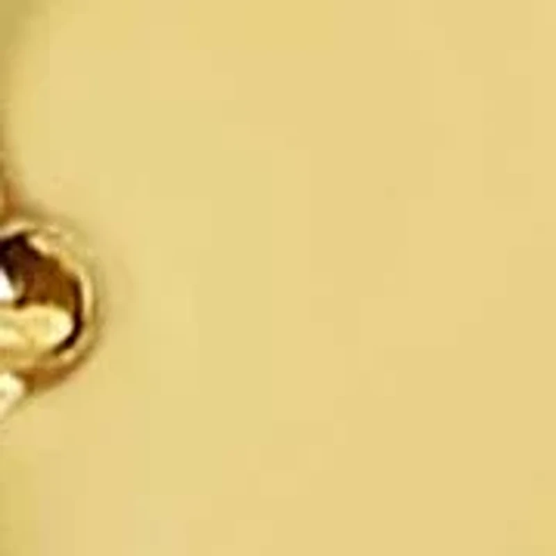 14KT DC Heart Station Bracelet Lobster Clasp