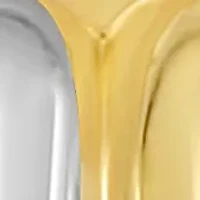 14KT U Shaped Split Hoop Earring