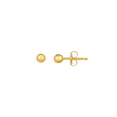 10K Gold Ball Earring