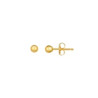 10K Gold Ball Earring
