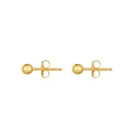 10K Gold Ball Earring