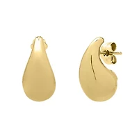 10KY Tear Drop Post EarrIng Back Clasp