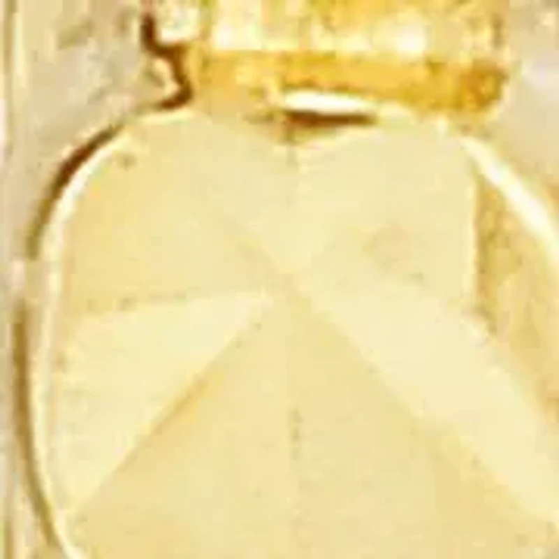 10KY Textured Hoop earring Snap Clasp