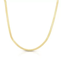 Yellow Gold Herringbone Chain