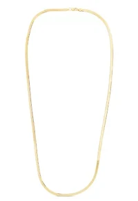 Yellow Gold Herringbone Chain