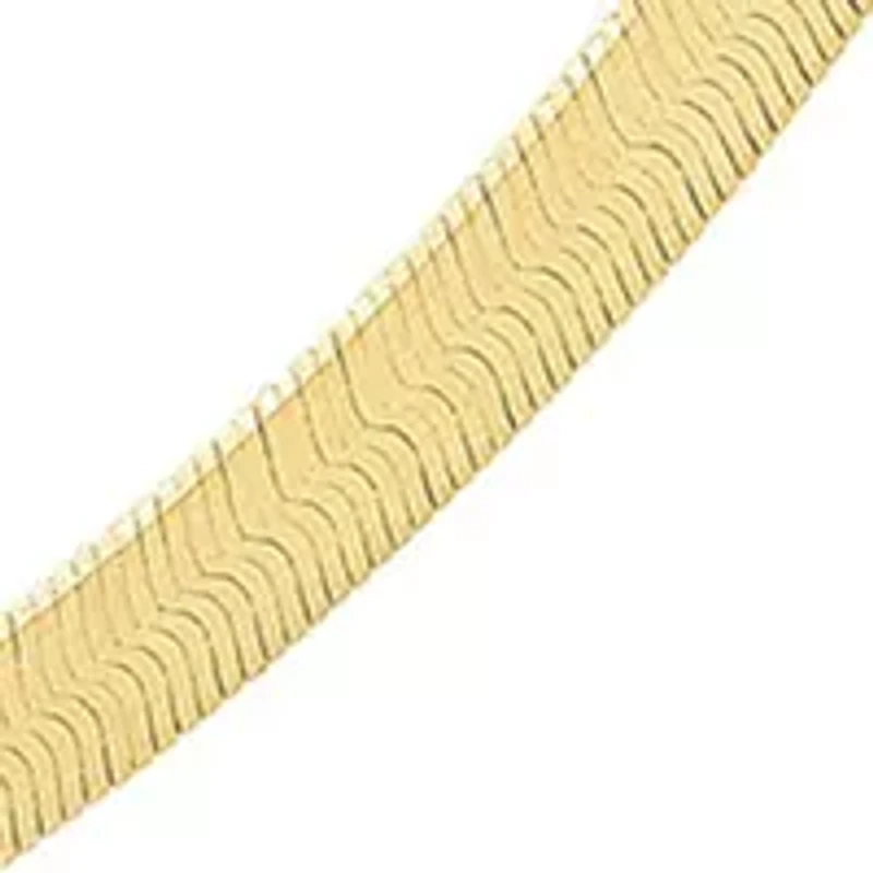 Yellow Gold Herringbone Chain