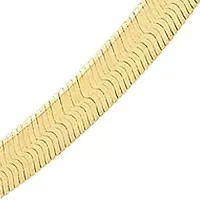 Yellow Gold Herringbone Chain