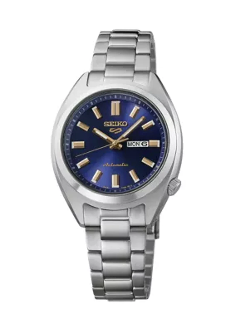 5 Sports Stainless Steel Automatic Blue Dial Watch