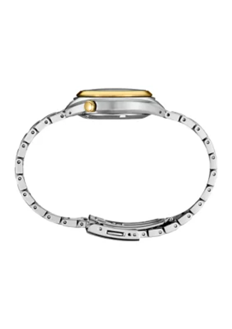 5 Sports Two-Tone Automatic White Dial Watch