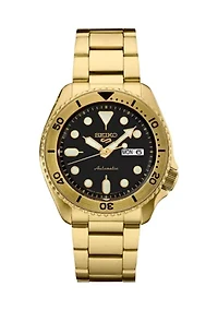 Men's 5 Sports US Special Edition Gold Series Automatic Movement YT Case and Bracelet Watch