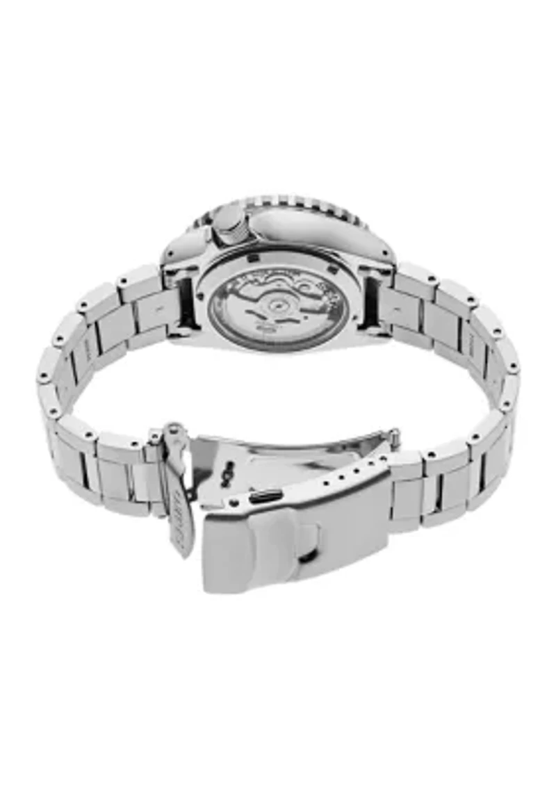 Sports Blue Stainless Steel Watch