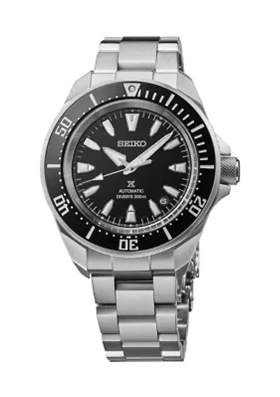 Prospex Stainless Steel Black Watch