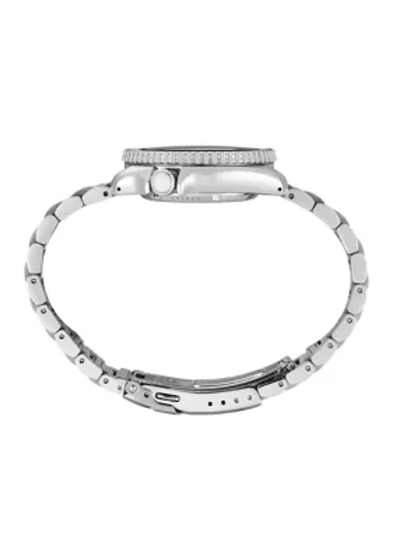 Seiko 5 Sports, Automatic Movement, Sterling Silver Case & Bracelet