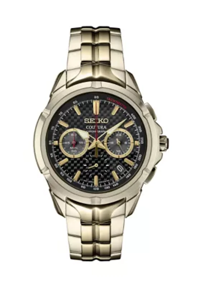 Coutura Collection Quartz Chronograph Movement Bracelet Watch