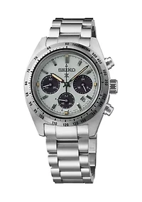 Prospex Speedtimer Sterling Silver Solar Chronograph Green Dial Watch