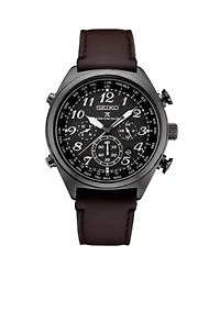 Men's Stainless Steel Black IP Prospex Radio Sync Solar Chronograph Watch