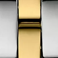 Essential Quartz Crystal Bezel Two Tone Case Watch