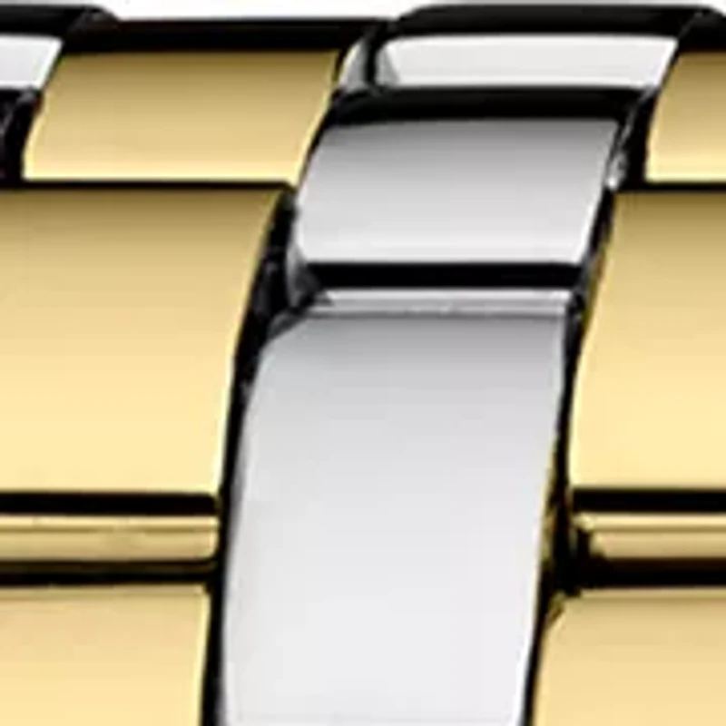 Essentials Watch with Quartz Movement, Yellow Two-Tone Case and Bracelet