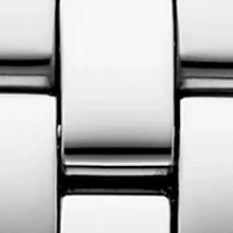 Essentials Quartz Rectangular Case Stainless Steel Bracelet Watch
