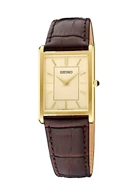 Essentials Quartz Champagne Dial Watch