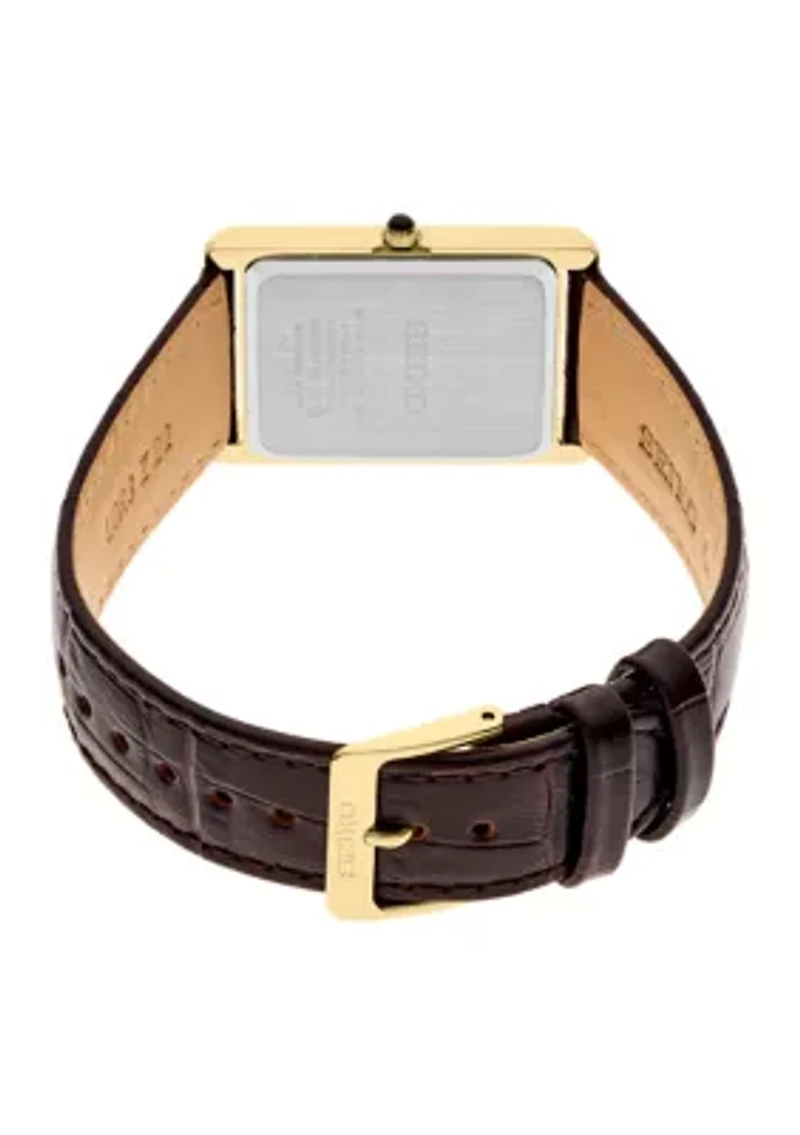 Essentials Quartz Champagne Dial Watch