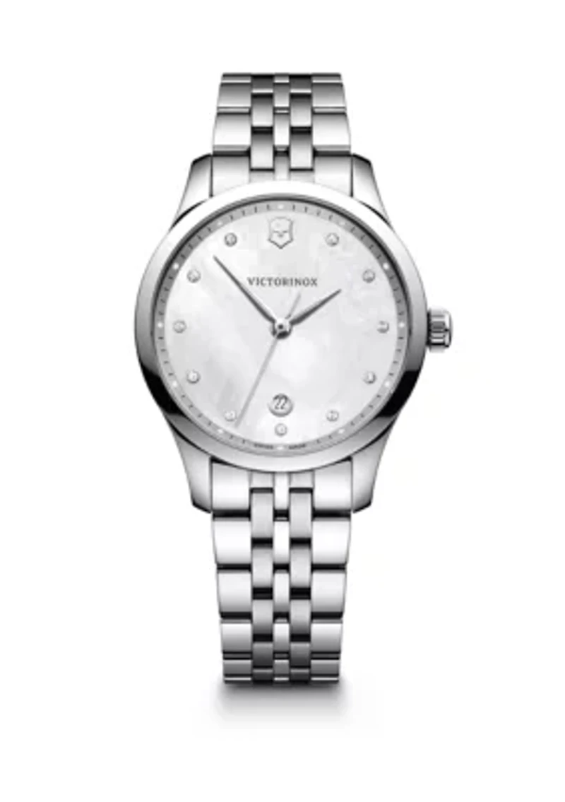 Stainless Steel Swiss Alliance Bracelet Watch 35 mm