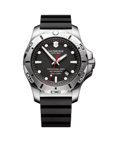 Men's I.N.O.X. Professional Diver Black Dial Watch