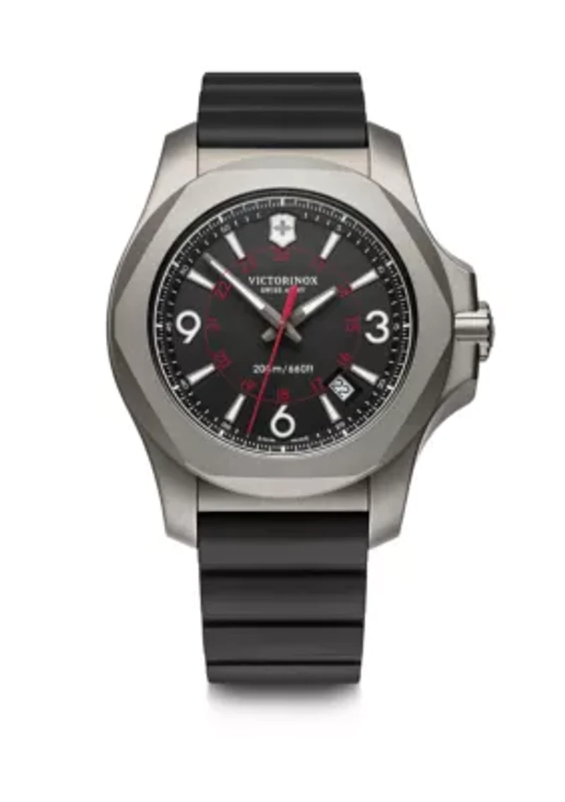 Men's Titanium I.N.O.X. Rubber Strap Watch