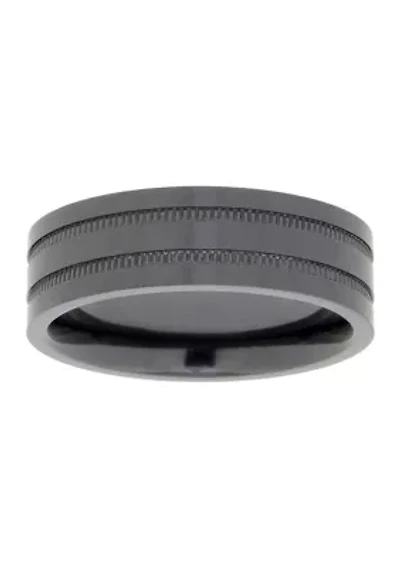 Black Zirconium Ring