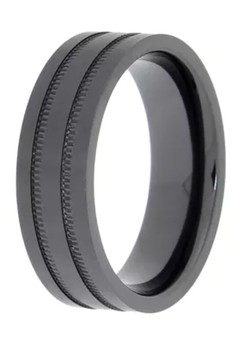 Black Zirconium Ring