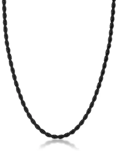 Stainless Steel 4MM Rope Chain Necklace