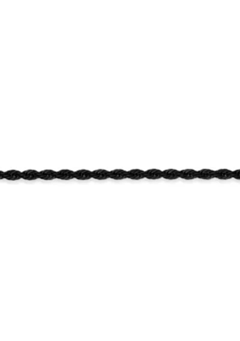 Stainless Steel 4MM Rope Chain Necklace