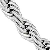 4MM Rope Chain Necklace Stainless Steel