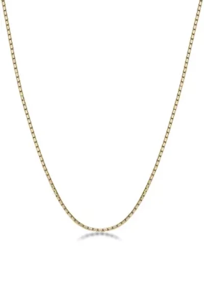 Stainless Steel 2.5MM Snake Chain Necklace with Goldtone Ion Plating, 18" Length