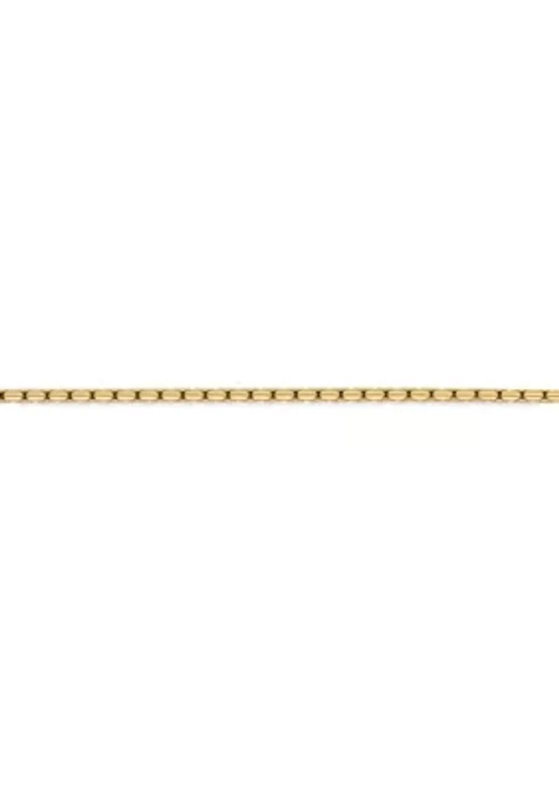 Stainless Steel 2.5MM Snake Chain Necklace with Goldtone Ion Plating, 18" Length