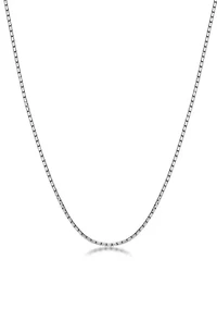 Stainless Steel 2.5MM Snake Chain Necklace, 20" Length