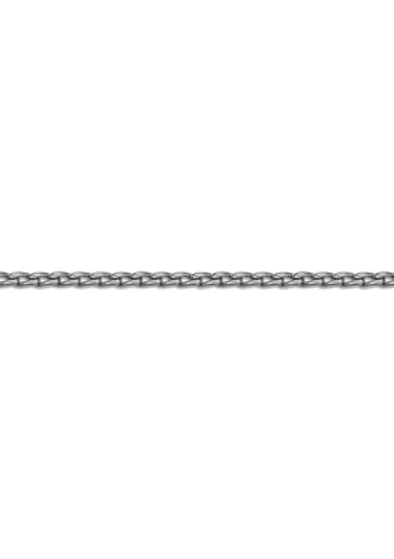 Stainless Steel 3MM Twist Link Chain Necklace with Push Lock, 24" Length