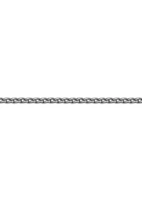 Stainless Steel 3MM Twist Link Chain Necklace with Push Lock, 24" Length