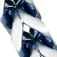 Stainless Steel Foxtail Chain with Black Ion Plating