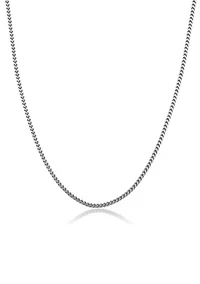 Stainless Steel 2.5MM Foxtail Chain Necklace, 20" Length