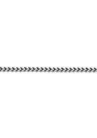 Stainless Steel 4MM Foxtail Chain Necklace with Push Lock, 22"