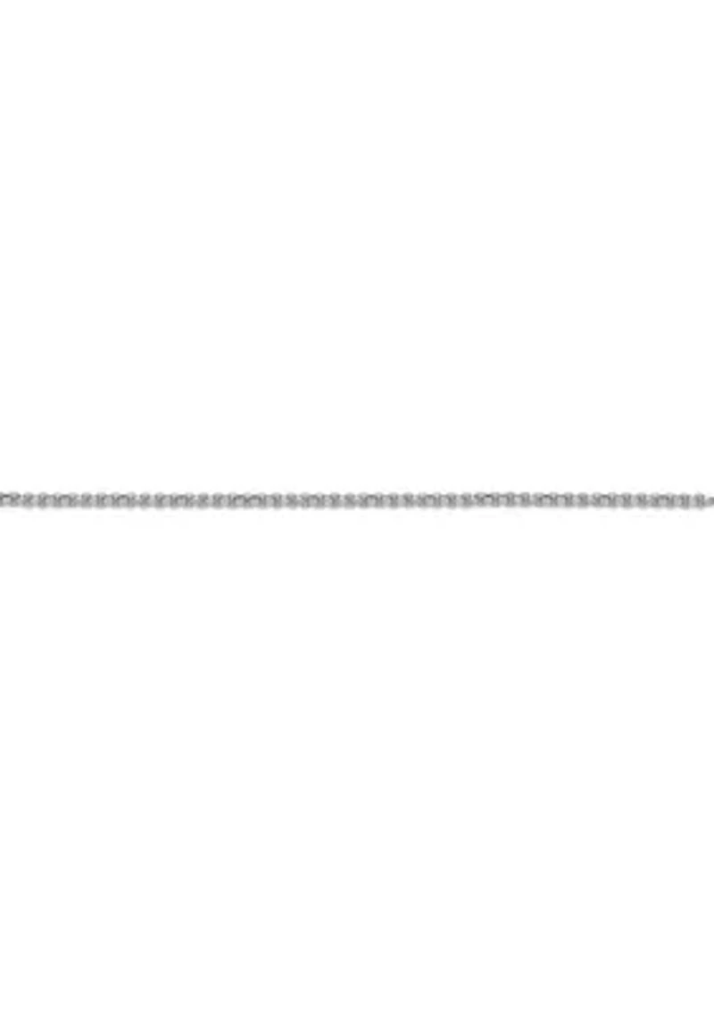 Stainless Steel 2MM Round Box Chain Necklace, 22" Length