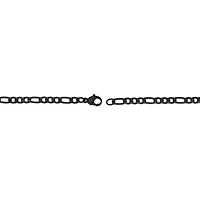 4mm Figaro Chain Necklace Stainless Steel